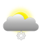 Averses de neige faible